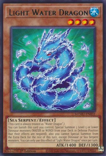 [MZMU-EN031] Light Water Dragon (Rare)<1st>