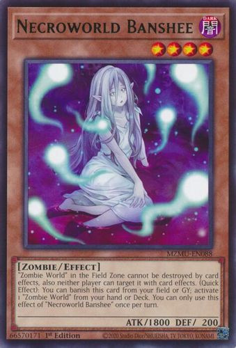 [MZMU-EN088] Necroworld Banshee (Rare)<1st>
