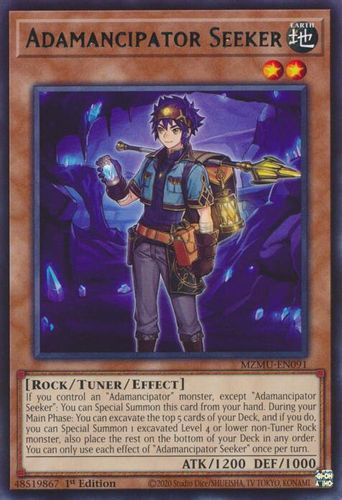 [MZMU-EN091] Adamancipator Seeker (Rare)<1st>