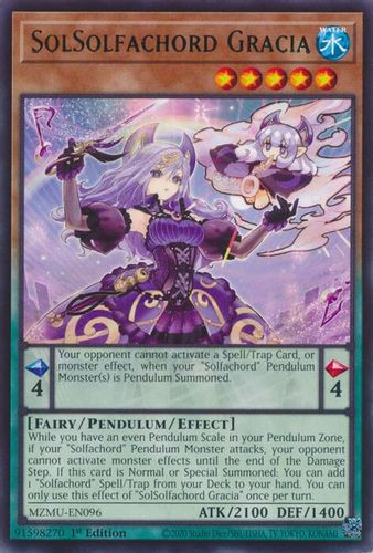 [MZMU-EN096] SolSolfachord Gracia (Rare)<1st>