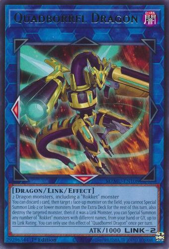 [MZMU-EN108] Quadborrel Dragon (Rare)<1st>