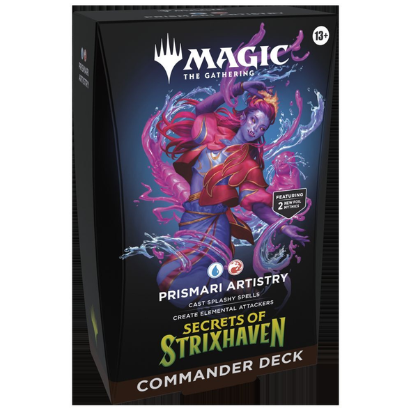 MTG Secrets of Strixhaven Commander Deck (Prismari Artistry Blue-Red)