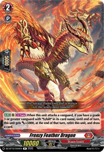 [DZ-BT12/044EN](R) Frenzy Feather Dragon