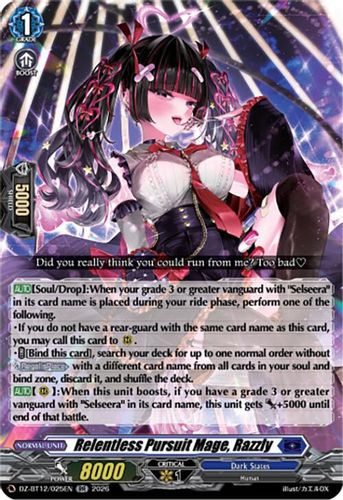 [DZ-BT12/025EN](RR) Relentless Pursuit Mage, Razzly