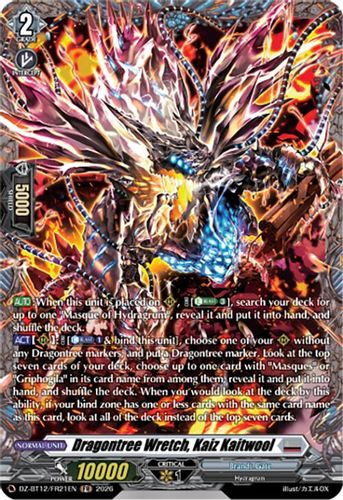 [DZ-BT12/FR21EN](FR) Dragontree Wretch, Kaiz Kaitwool (FR)