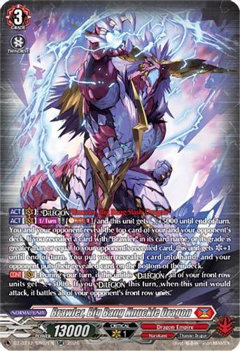 [DZ-BT12/SR02EN](SR) Brawler, Big Bang Knuckle Dragon (SR)