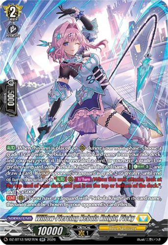 [DZ-BT12/SR27EN](SR) Willow-Piercing Nebula Knight, Picky (SR)