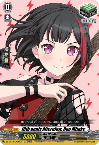[DZ-BT12/EX06EN](EX) 10th anniv Afterglow, Ran Mitake