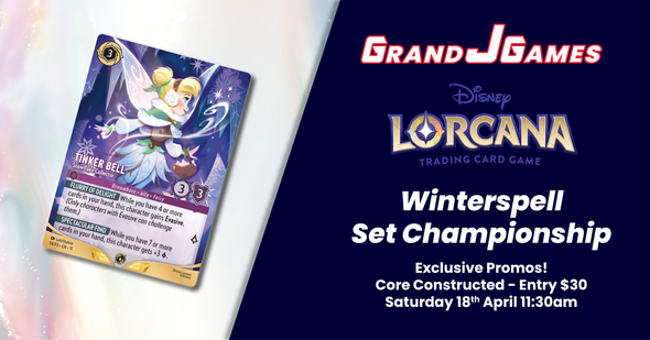 Lorcana: Winterspell Set Championship - (11:30am Saturday 18th Apr) 