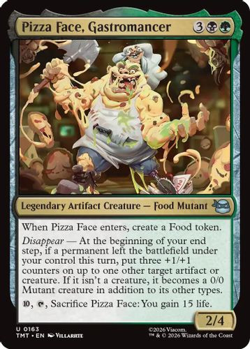 [TMT-0163](U) Pizza Face, Gastromancer (Foil)