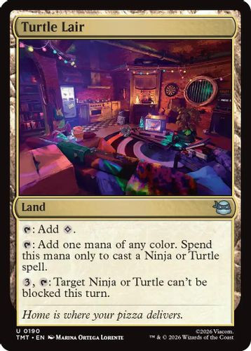 [TMT-0190](U) Turtle Lair (Foil)