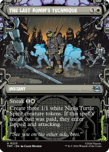 [TMT-0223](U) The Last Ronin's Technique (Showcase) (Foil)