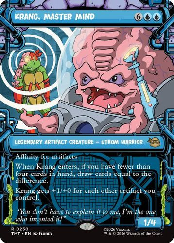 [TMT-0230](R) Krang, Master Mind (Showcase)