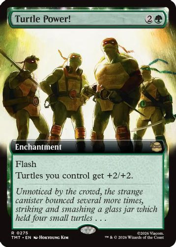 [TMT-0275](R) Turtle Power! (Extended Art)