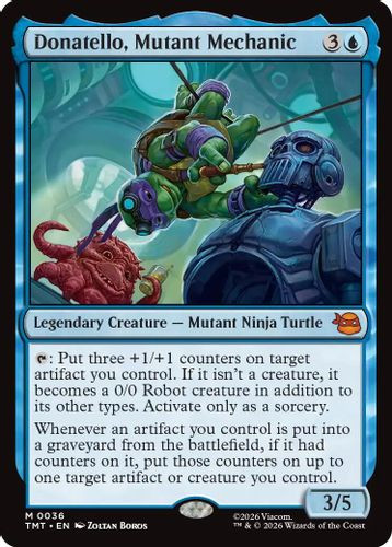 [TMT-0036](M) Donatello, Mutant Mechanic (Foil)