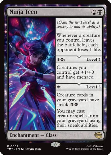 [TMT-0067](R) Ninja Teen (Foil)