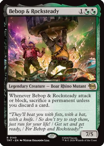 [TMT-0140](R) Bebop & Rocksteady (Foil)