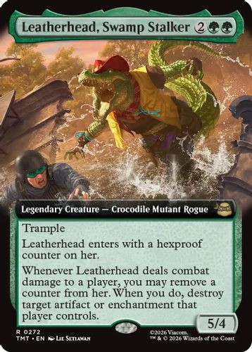 [TMT-0272](R) Leatherhead, Swamp Stalker (Extended Art) (Foil)