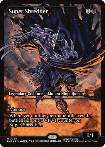 [TMT-0285](M) Super Shredder (Showcase) (Foil)
