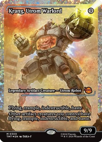[TMT-0300](M) Krang, Utrom Warlord (Showcase) (Fracture Foil)