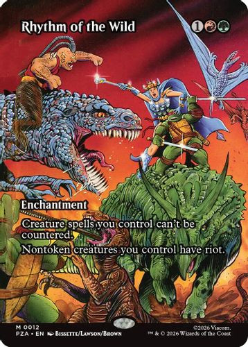 [PZA-0012](M) Rhythm of the Wild (Borderless) (Foil)