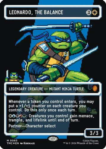 [TMC-0083](M) Leonardo, the Balance (Borderless) (Surge Foil)