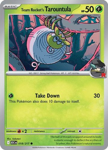 |ME02A|[ASC-018/217](C) Team Rocket's Tarountula