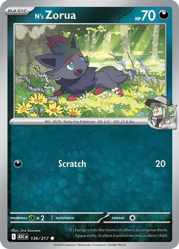 |ME02A|[ASC-136/217](C) N's Zorua