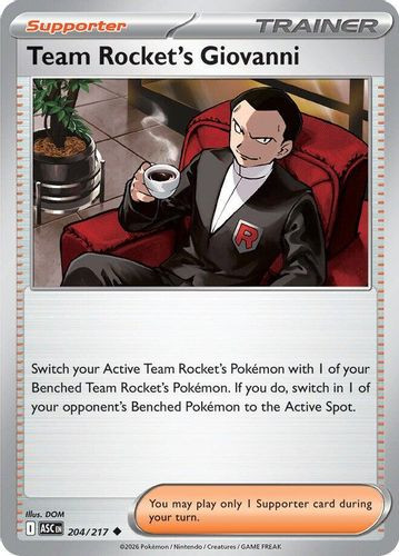 |ME02A|[ASC-204/217](UC) Team Rocket's Giovanni