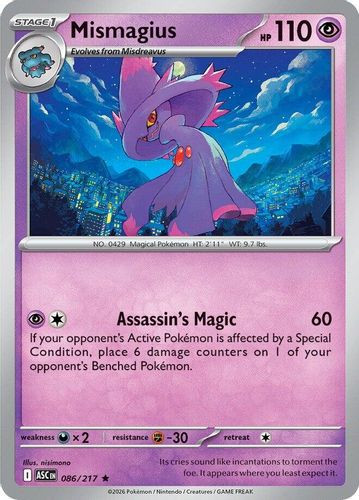 |ME02A|[ASC-086/217](R) Mismagius {Holo}