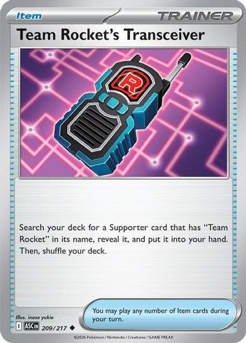 |ME02A|[ASC-209/217](UC) Team Rocket's Transceiver {Reverse Holo}