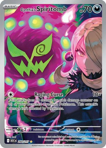 |ME02A|[ASC-244/217](GR) Cynthia's Spiritomb {Holo}