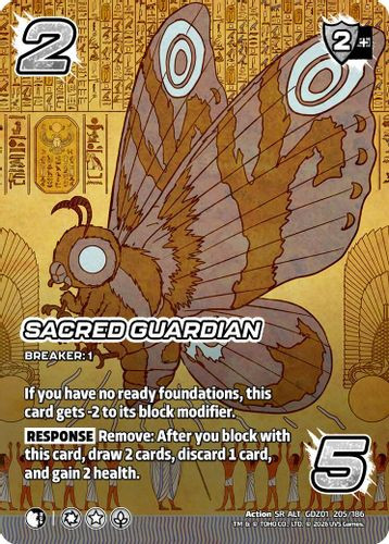 [GDZ01-205/186](SR-ALT) Sacred Guardian (Alternate Art) (Foil)
