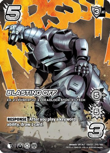 [GDZ01-210/186](UR-ALT) Blasting Off (Alternate Art) (Foil)