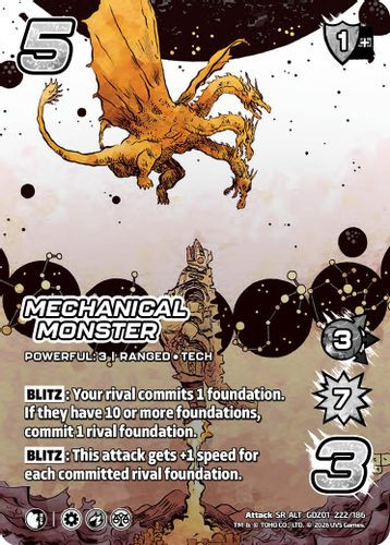 [GDZ01-222/186](SR-ALT) Mechanical Monster (Alternate Art) (Foil)