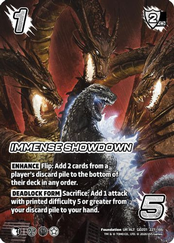 [GDZ01-227/186](UR-ALT) Immense Showdown (Alternate Art) (Foil)