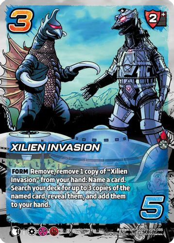 [GDZ01-104/186](UR) Xilien Invasion (Foil)