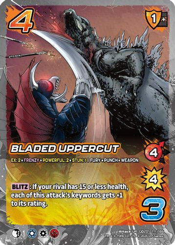 [GDZ01-111/186](UR) Bladed Uppercut (Foil)