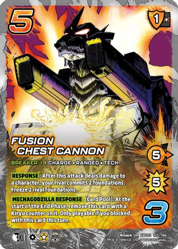 [GDZ01-125/186](UR) Fusion Chest Cannon (Foil)