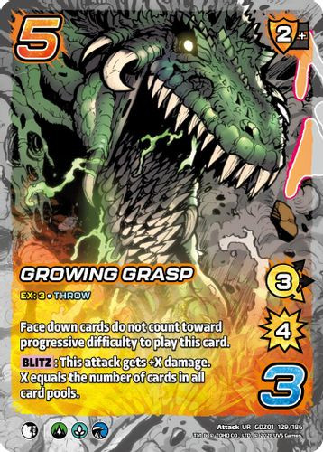 [GDZ01-129/186](UR) Growing Grasp (Foil)