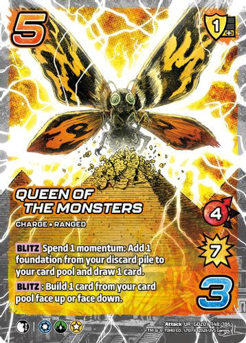[GDZ01-148/186](UR) Queen of the Monsters (Foil)