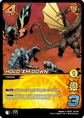 [GDZ01-039/186](R) Hold 'Em Down (Foil)