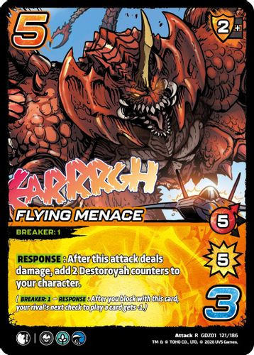 [GDZ01-121/186](R) Flying Menace (Foil)