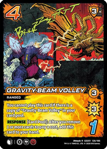 [GDZ01-128/186](R) Gravity-Beam Volley (Foil)
