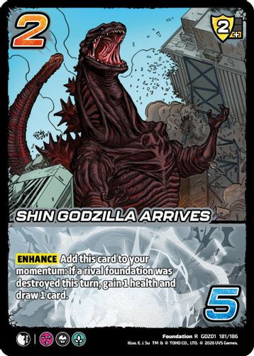 [GDZ01-181/186](R) Shin Godzilla Arrives (Foil)
