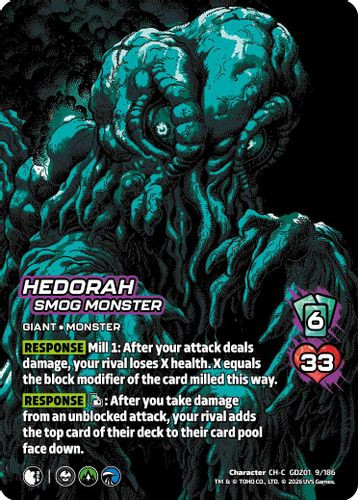 [GDZ01-009/186](CH-C) Hedorah, Smog Monster