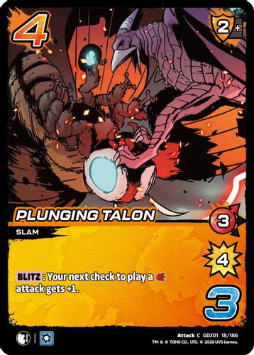 [GDZ01-018/186](C) Plunging Talon