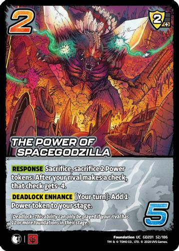 [GDZ01-052/186](UC) The Power of SpaceGodzilla