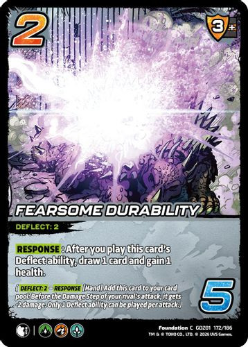 [GDZ01-172/186](C) Fearsome Durability