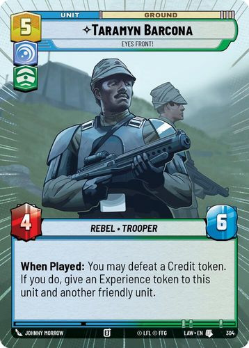 [07-LAW-EN-0304](U) Taramyn Barcona - Eyes Front! (Hyperspace)